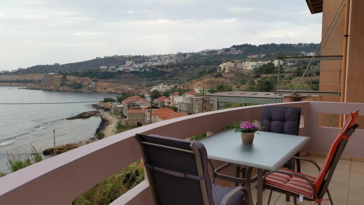 Amazing Sea View Apartment (Adults Only) Chrissi Akti Chania Exterior foto