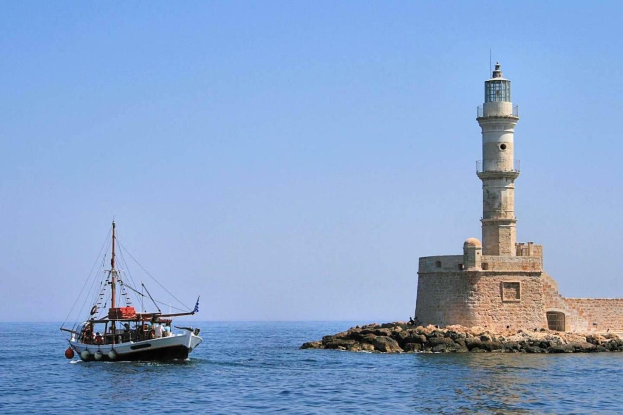 Amazing Sea View Apartment (Adults Only) Chrissi Akti Chania Exterior foto